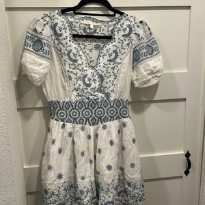 LSF white and blue dress